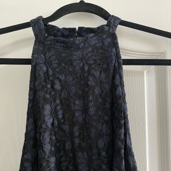 MinkPink Navy Lace Mini Dress - Picture 2 of 7